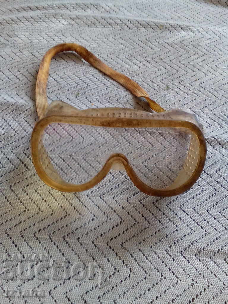 Old safety glasses