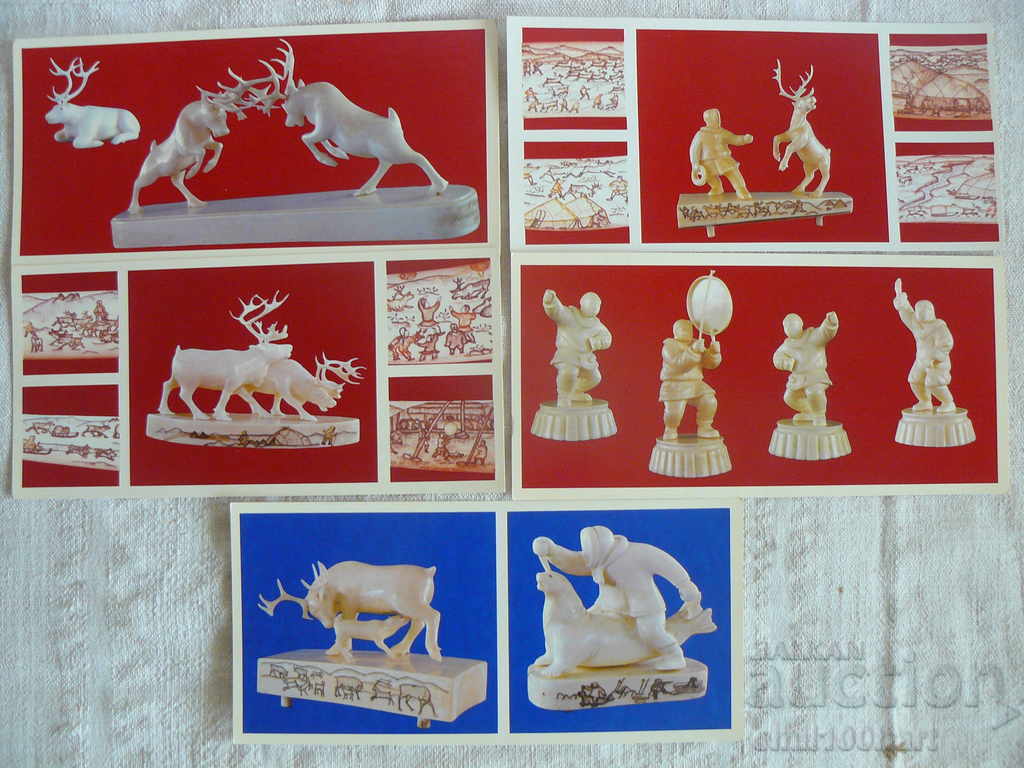 Delivery of Cards 15 pieces The bob of a bone in Chukotka Delivery of Cards 15 pieces The bob of a bone in Chukotka