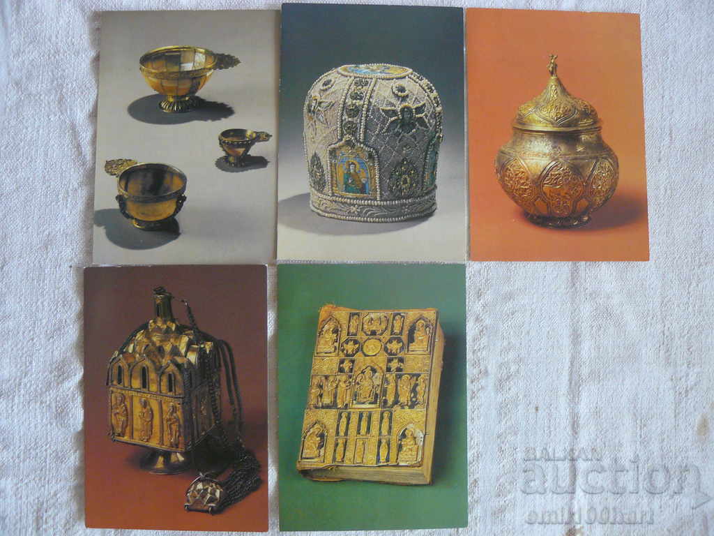 Картички Златни и сребърни изделия старите руски майстори - 5 Картички Златни и сребърни изделия старите руски майстори - 5