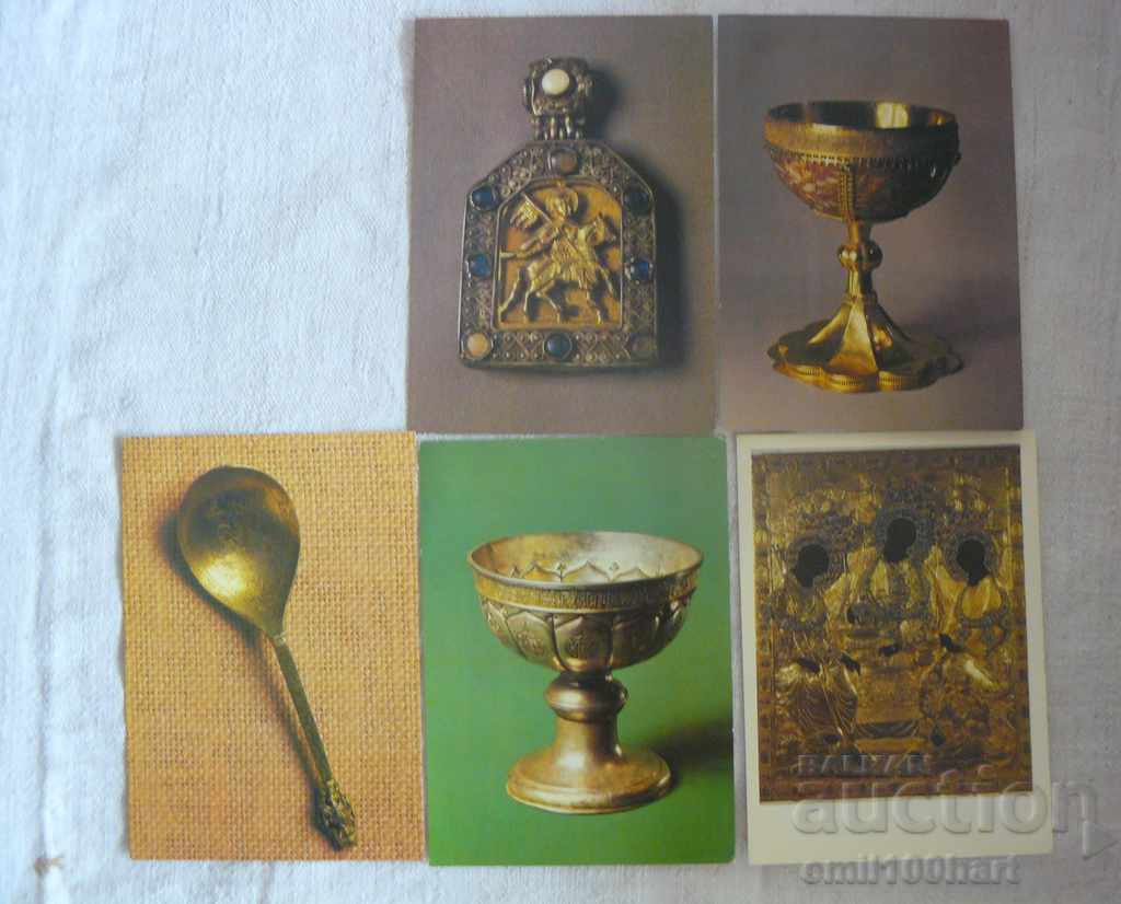 Картички Златни и сребърни изделия старите руски майстори - 6 Картички Златни и сребърни изделия старите руски майстори - 6