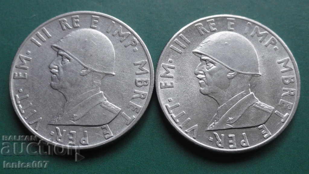 Αλβανία 1940-41 - 0,50 ελαφρύ (R) 2 τεμάχια - 6