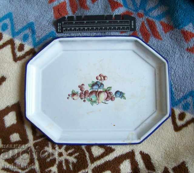 Enamel tray