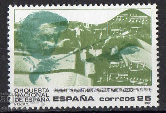 1990. Spain. 50 years Spanish National Orchestra.