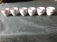 porcelain collectible old cups for brandy