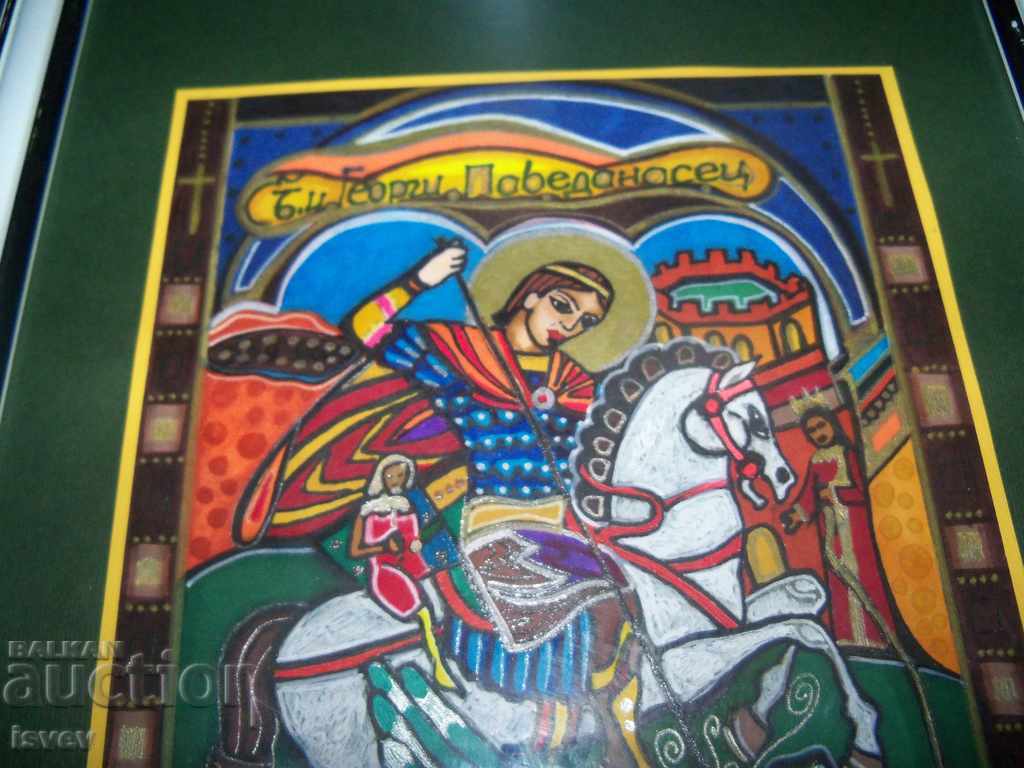 "St. George" painting by the artist Iskra Asenova - 6 "St. George" painting by the artist Iskra Asenova - 6