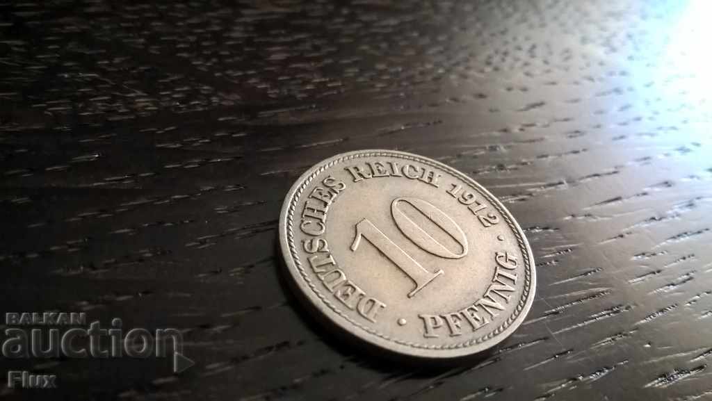 Ράιχ Coin - Γερμανία - 10 εκατοστά του μάρκου | 1912.? σειρά Α