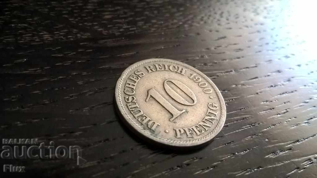 Reich Coin - Γερμανία - 10 Φοινίκη 1900; σειρά A