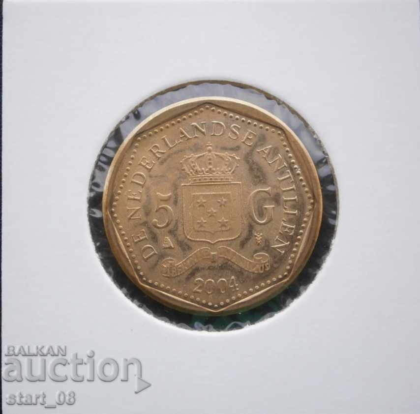 Antilele Olandeze 5 Gulden 2005