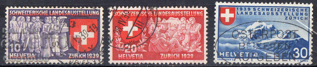 1939. Ελβετία. Εθνική Φιλοτελική Έκθεση - Γερμανική επιγραφή.
