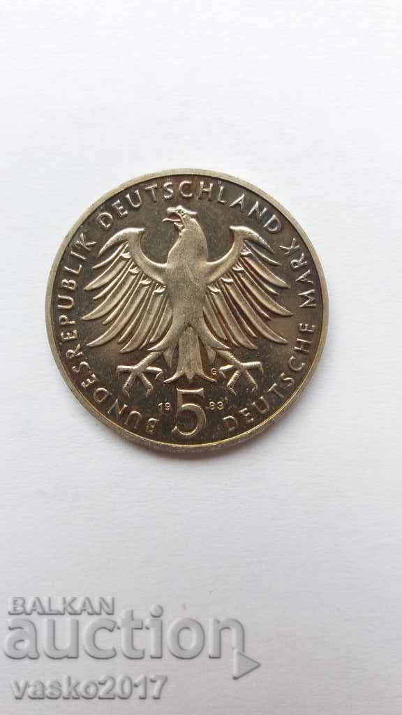 5 Mark -Германия 1983