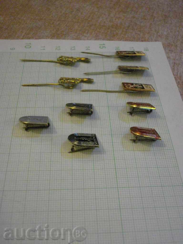 Lot of 10 pcs. Bulgarian sports badges - 5 Lot of 10 pcs. Bulgarian sports badges - 5