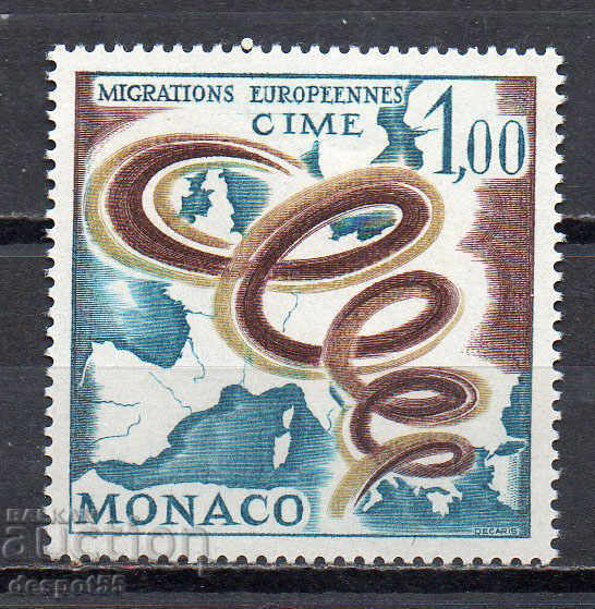 1967. Монако. Европейски комитет по миграция (C.I.M.E.).