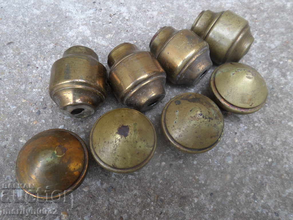 Brass balls for an old bed - 5