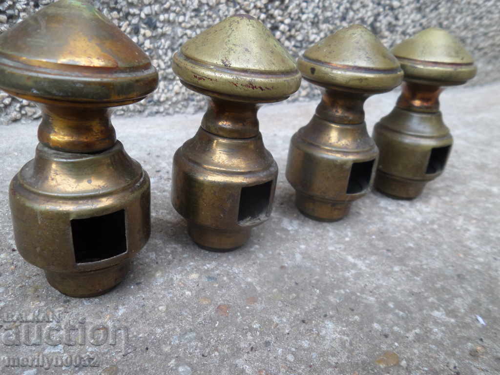 Brass balls for an old bed - 7