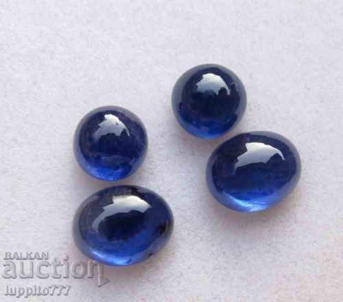 7.30 carat sapphire 4 oval cabbage 2 pairs with price 699.99 BGN | € 357.90 7.30 carat sapphire 4 oval cabbage 2 pairs with price 699.99 BGN | € 357.90
