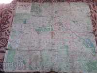 Old German map Berlin with bunkers