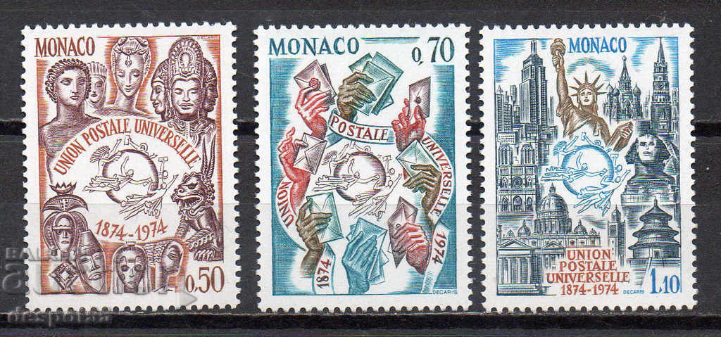 1974. Монако. 100 г. U.P.U.