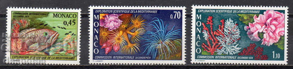 1974 Monaco. Comisia pentru explorarea Mării Mediterane