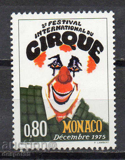 1975. Μονακό. Δεύτερο διεθνές φεστιβάλ τσίρκο Μονακό.