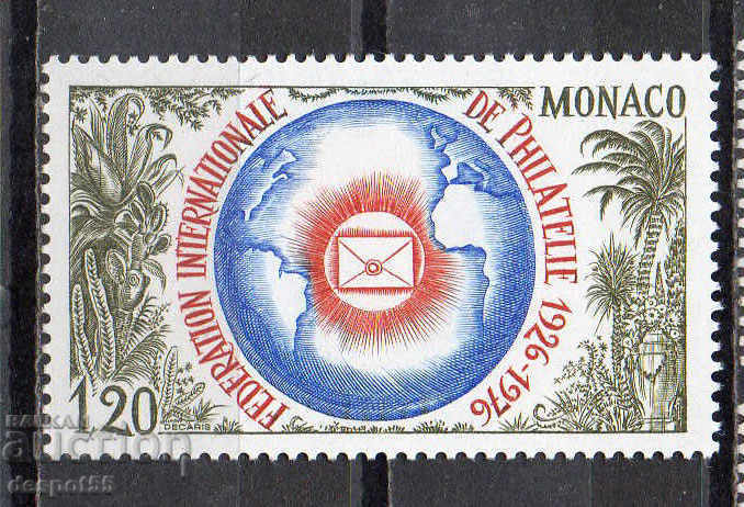 1976. Монако. 50 г. Международна федерация по филателия.