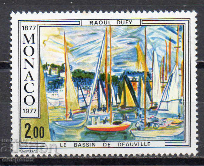 1977. Monaco. 100 years since the birth of Raul Duffy, an artist.