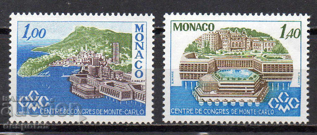 1978. Monaco. Opening of the Convention Center in Monaco.