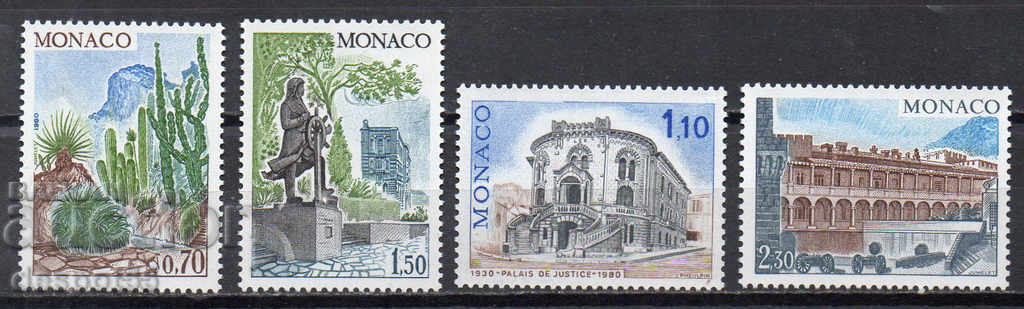 1980. Monaco. Vizualizări și monumente.
