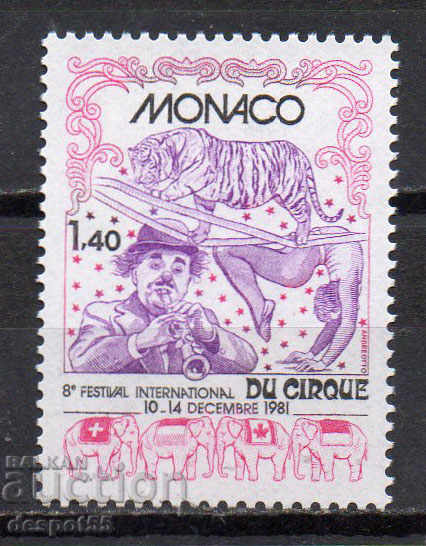 1981. Монако. 8-ми Международен цирков фестивал.