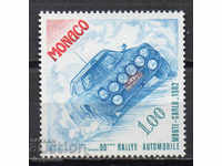 1981. Monaco. Cea de-a 50-a masina de raliuri Monte Carlo.