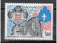 1982. Monaco. Stabilirea Arhiepiscopiei de la Monaco.