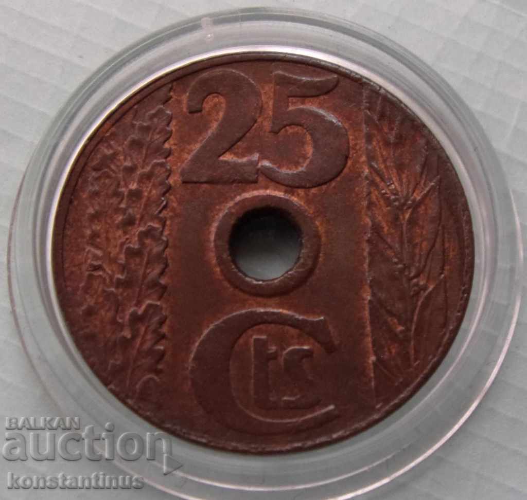 Republica Spania - Madrid 25 Tsentimo 1938 UNC Foarte rare cu preț € 17.90 | 35.01 BGN