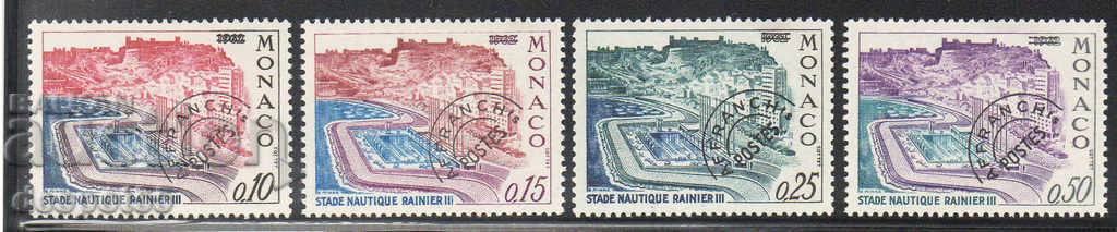 1964-67. Монако. Плувен стадион Раниери III (неизползвани).