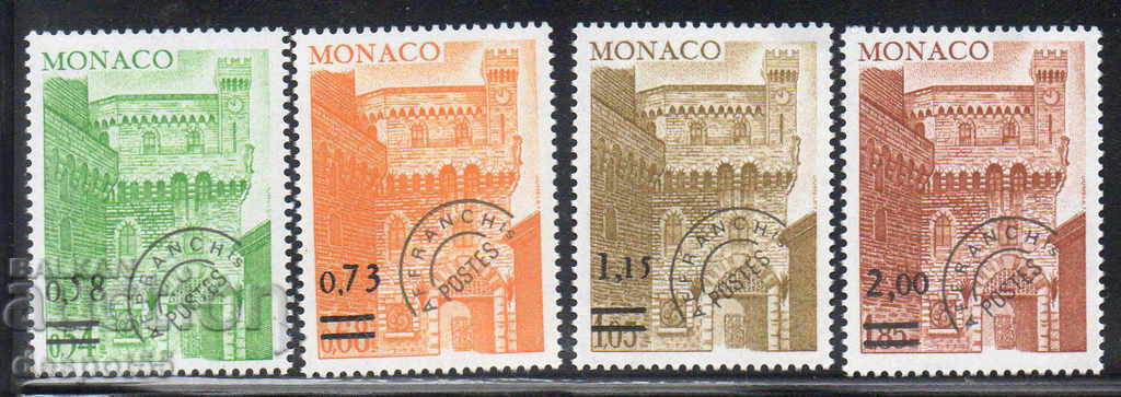1978. Monaco. Turnul cu ceas (tip 1974) - de mai sus