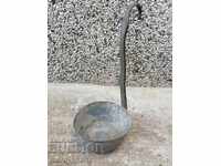 Old copper ladle for a copper tap, copper vessel kishkil cap