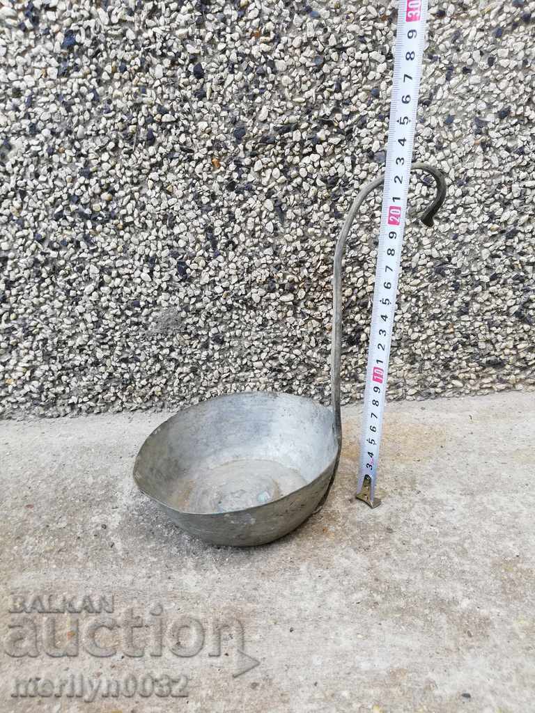 Δημοπρασία Παλιά χάλκινη κουτάλα χαλκός, χάλκινο δοχείο, καπάκι λάκκου Kishkil Δημοπρασία Παλιά χάλκινη κουτάλα χαλκός, χάλκινο δοχείο, καπάκι λάκκου Kishkil