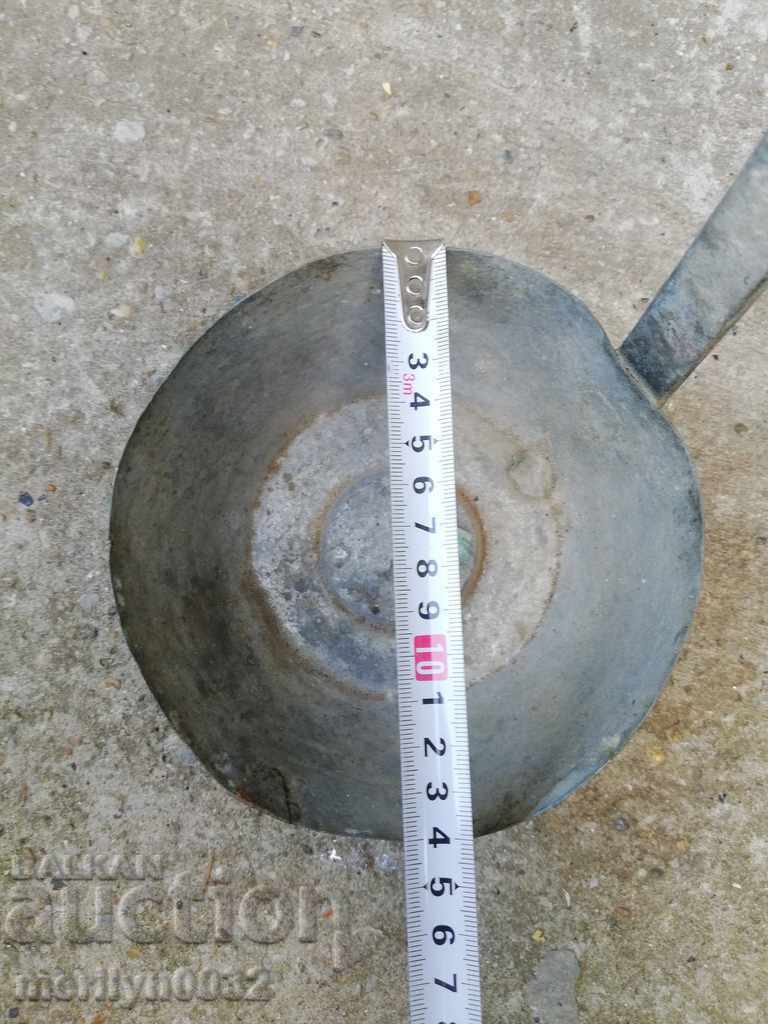 Παλιά χάλκινη κουτάλα χαλκός, χάλκινο δοχείο, καπάκι λάκκου Kishkil - 6 Παλιά χάλκινη κουτάλα χαλκός, χάλκινο δοχείο, καπάκι λάκκου Kishkil - 6