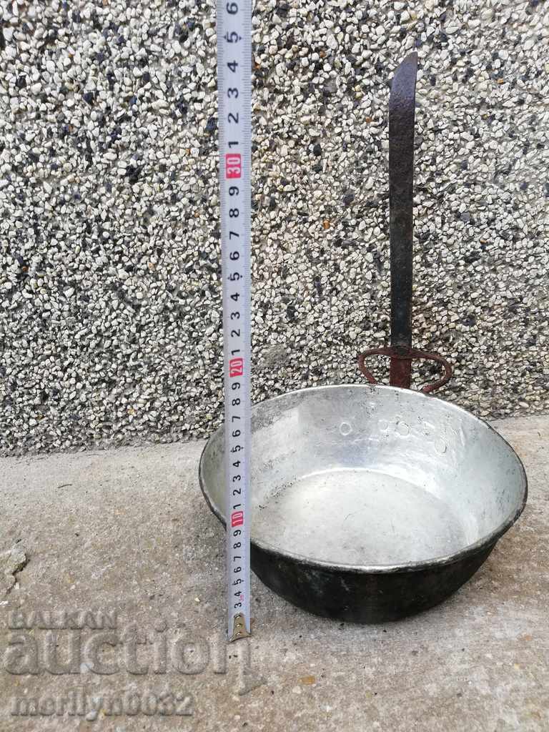 Παλιά κατσαρόλα χαλκού, χαλκού, δίσκος, δοχείο χαλκού - 5 Παλιά κατσαρόλα χαλκού, χαλκού, δίσκος, δοχείο χαλκού - 5