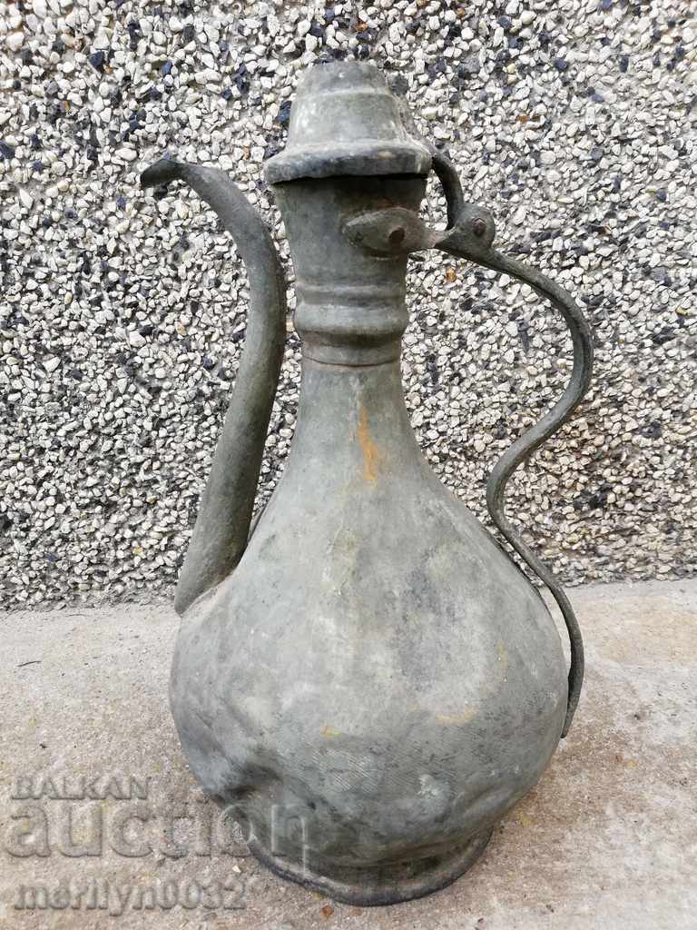 Old kettle, gum, teapot, copper, copper vessel