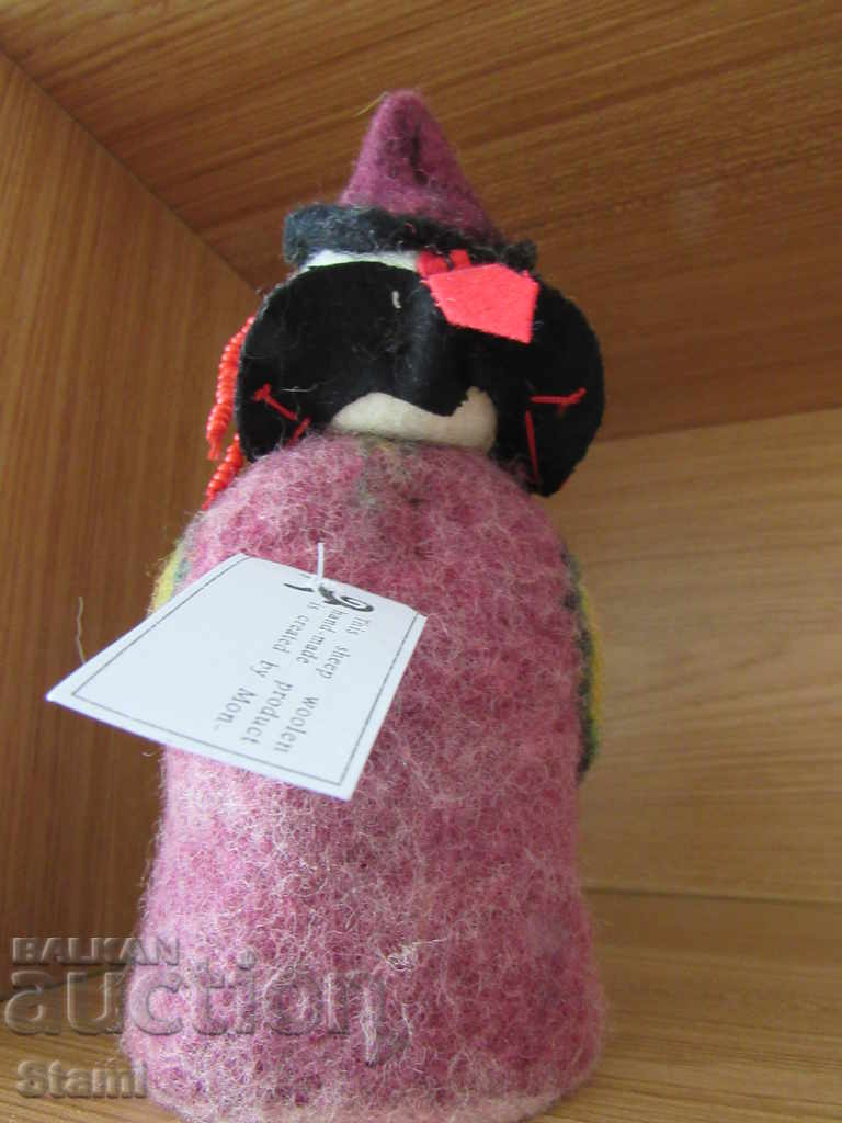 Αυθεντική κούκλα σουβενίρ από τη Μογγολία αισθάνθηκε - 5 Αυθεντική κούκλα σουβενίρ από τη Μογγολία αισθάνθηκε - 5