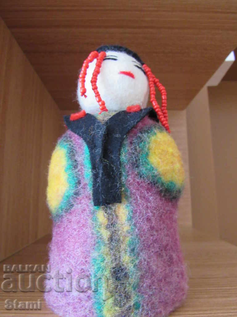 Αυθεντική κούκλα σουβενίρ από τη Μογγολία αισθάνθηκε - 7 Αυθεντική κούκλα σουβενίρ από τη Μογγολία αισθάνθηκε - 7