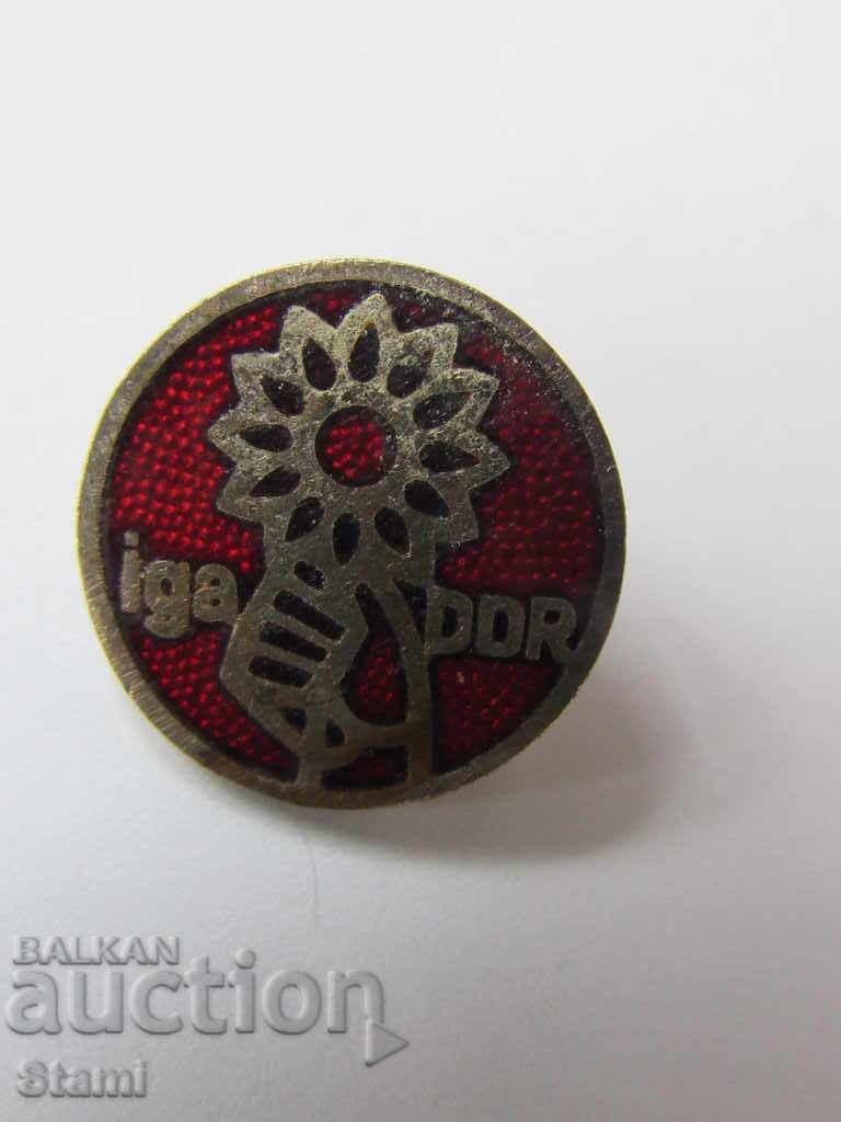 Badge: iga-: International Horticultural Association-Erfurt, GDR with price 17.50 BGN | € 8.95