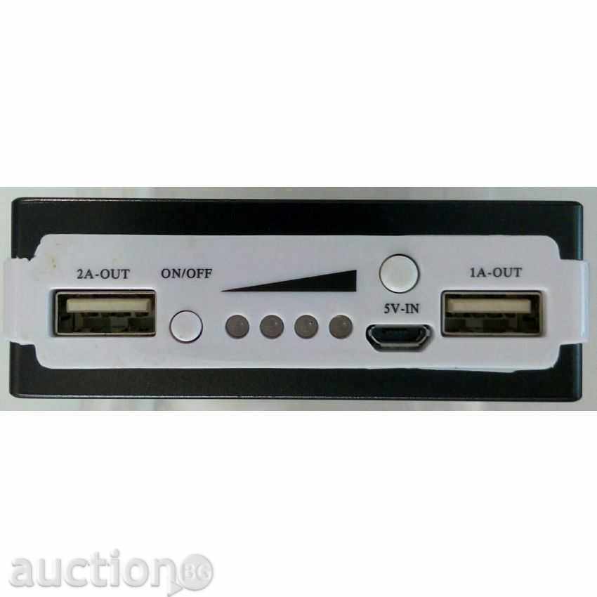 Delivery of External battery - Power Bank 16000 mAh + LED panel Delivery of External battery - Power Bank 16000 mAh + LED panel