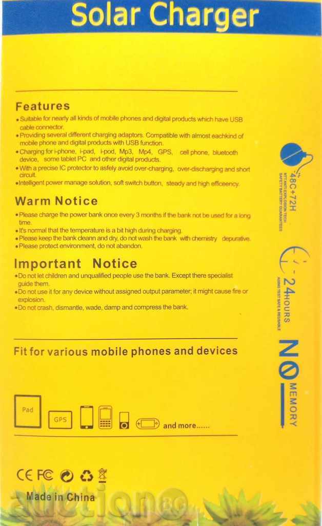 External battery - Power Bank 16000 mAh + LED panel - 6 External battery - Power Bank 16000 mAh + LED panel - 6