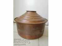 Copper pot with lid, copper vessel, tray, bowl