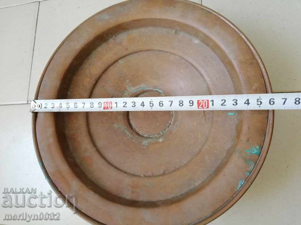 Copper pot with lid, copper vessel, tray, bowl with price 95.00 BGN | € 48.57 Copper pot with lid, copper vessel, tray, bowl with price 95.00 BGN | € 48.57