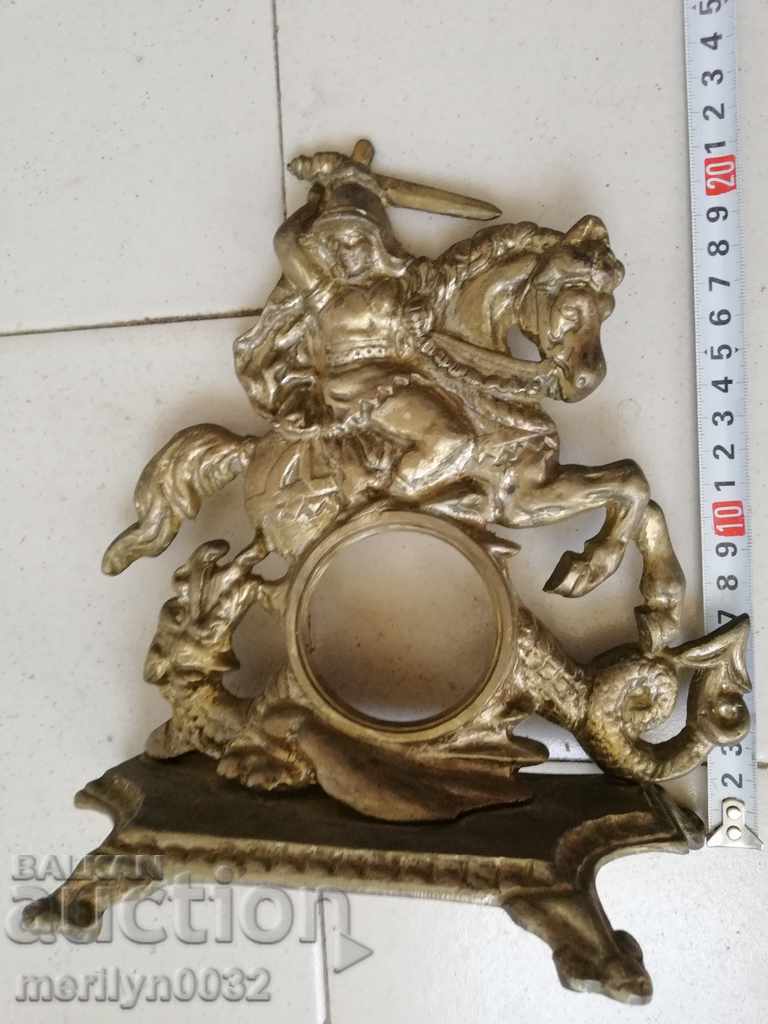 St. George and the Dragon figure statue statue of a clock - 6 St. George and the Dragon figure statue statue of a clock - 6