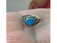 Silver Ring with Turquoise