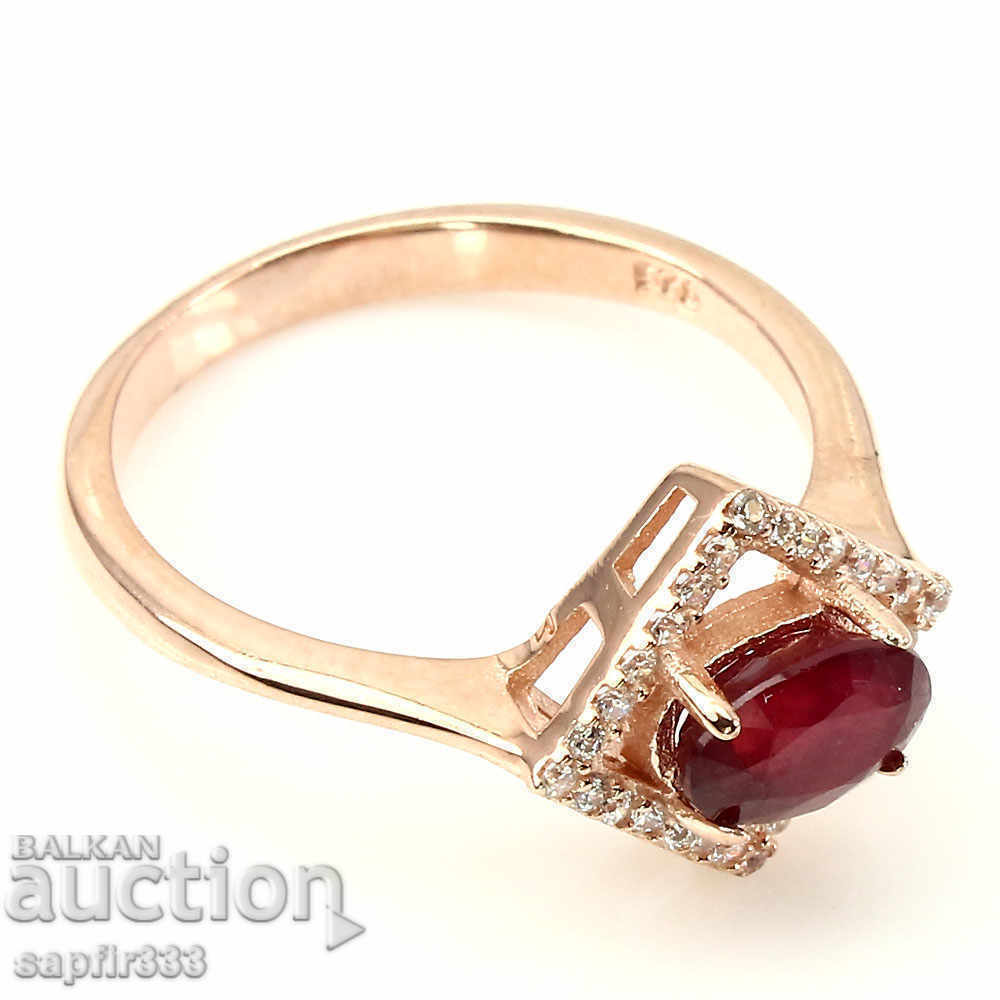 Auction DESIGNER BOUTIQUE RING WITH NATURAL RUBY AND ZIRCONIA Auction DESIGNER BOUTIQUE RING WITH NATURAL RUBY AND ZIRCONIA