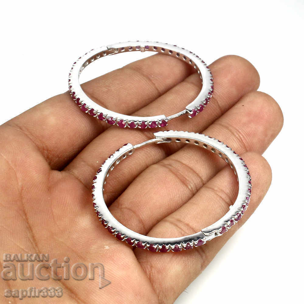 Auction  RUBIES LUXURY AND UNIQUE DESIGNER EARRINGS LARGE RING