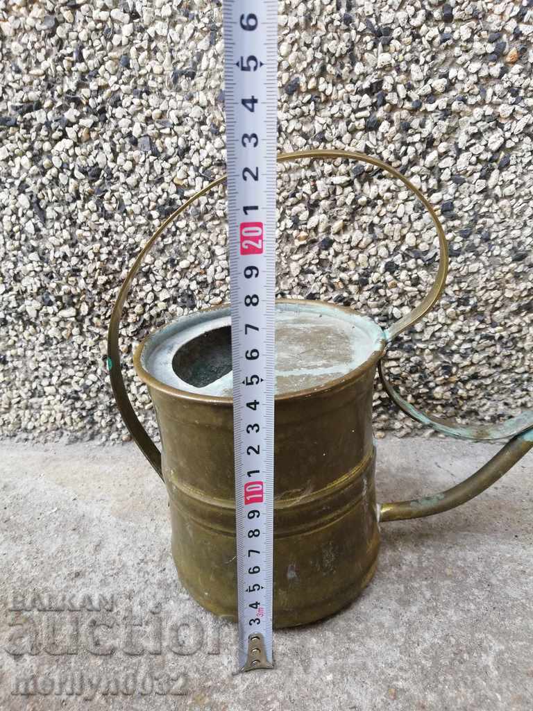 Metal cane brass tube bucket bowl - 6